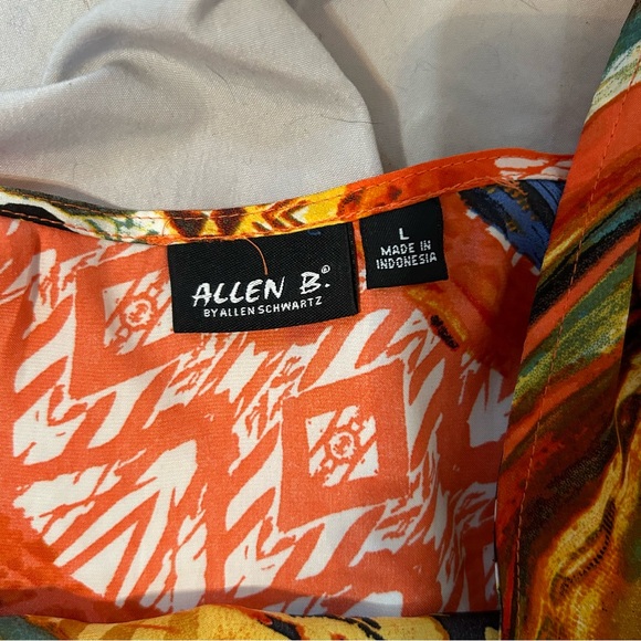 Allen B. By Allen Schwartz print tank top size large - Picture 5 of 6